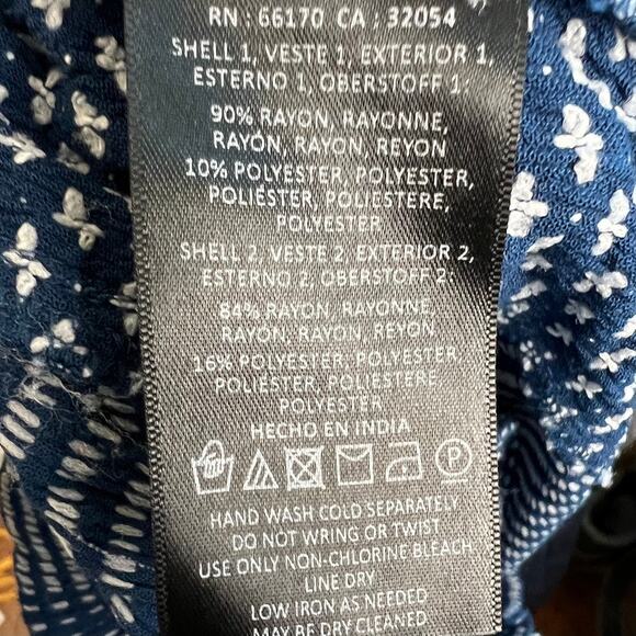 Anthropologie Blue Embroidered Shorts Size XS - Picture 13 of 16